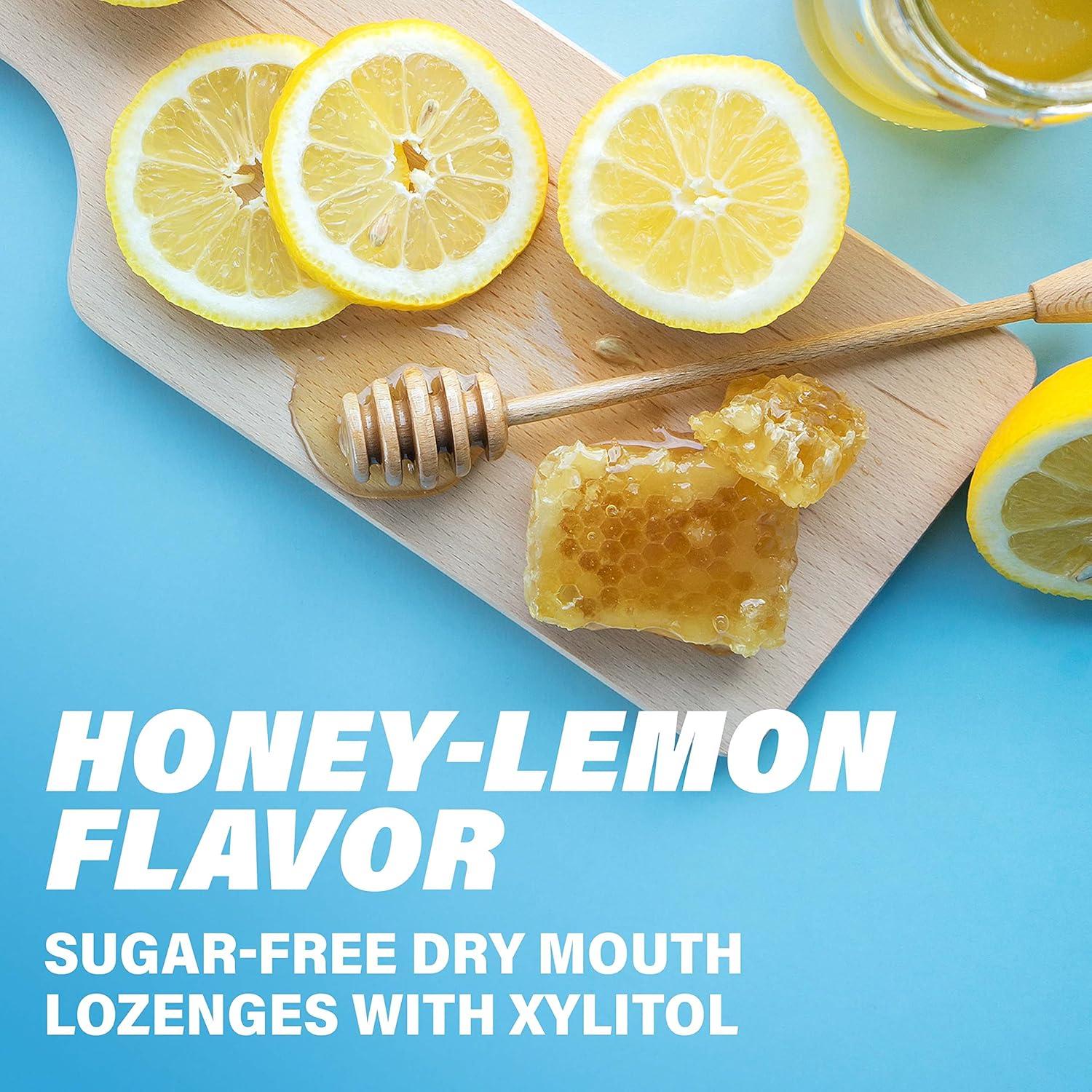 image:imageACT Dry Mouth Lozenges With Xylitol 36Count Sugar Free HoneyLemon36 Count Pack of 3