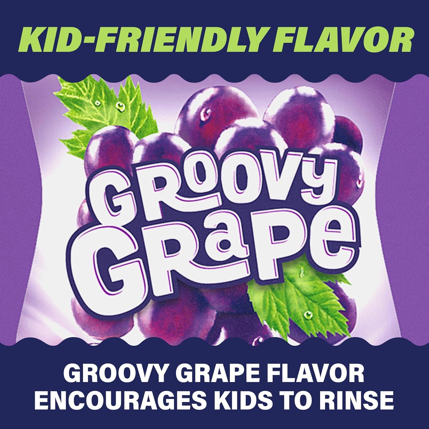 image:imageACT Kids Anticavity Fluoride Rinse Groovy Grape 169 fl oz Accurate Dosing Cup Alcohol FreeGroovy Grape
