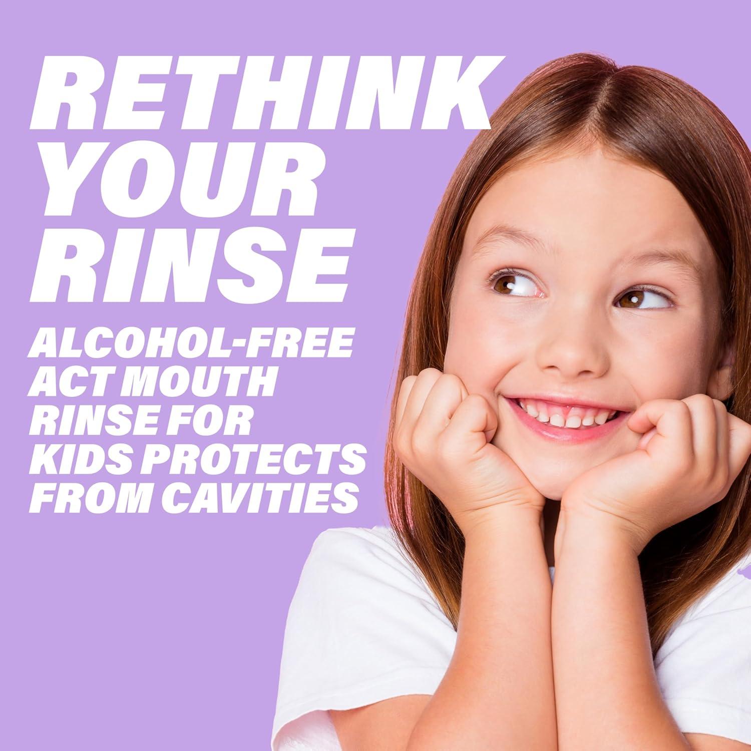 image:imageACT Kids Anticavity Fluoride Rinse Groovy Grape 169 fl oz Accurate Dosing Cup Alcohol FreeGroovy Grape