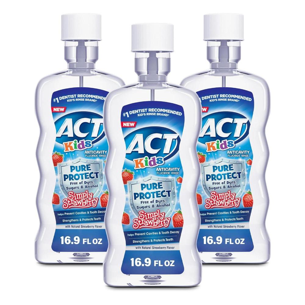 image:imageACT Kids Anticavity Fluoride Rinse Groovy Grape 169 fl oz Accurate Dosing Cup Alcohol FreeStrawberry