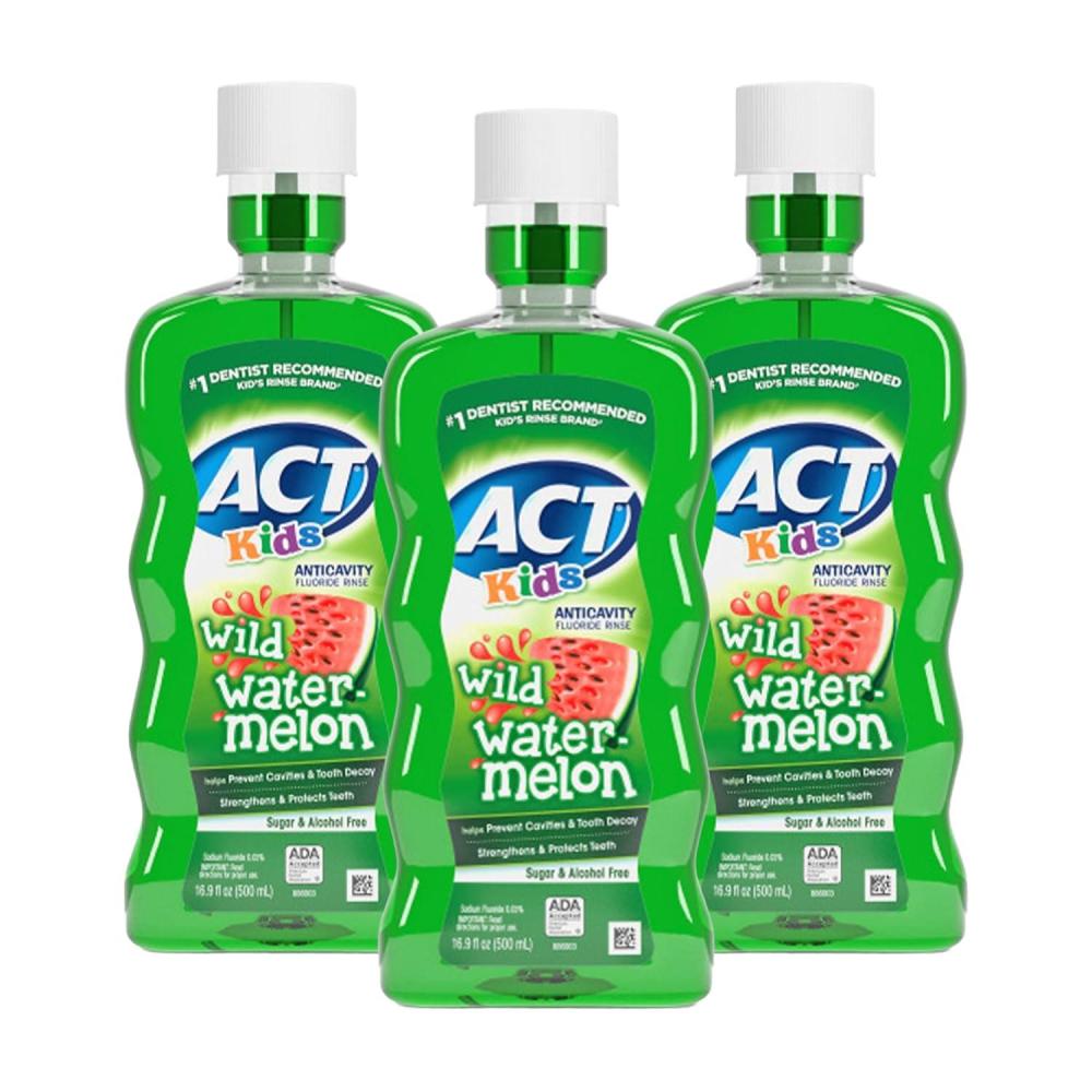 image:imageACT Kids Anticavity Fluoride Rinse Groovy Grape 169 fl oz Accurate Dosing Cup Alcohol FreeWatermelon