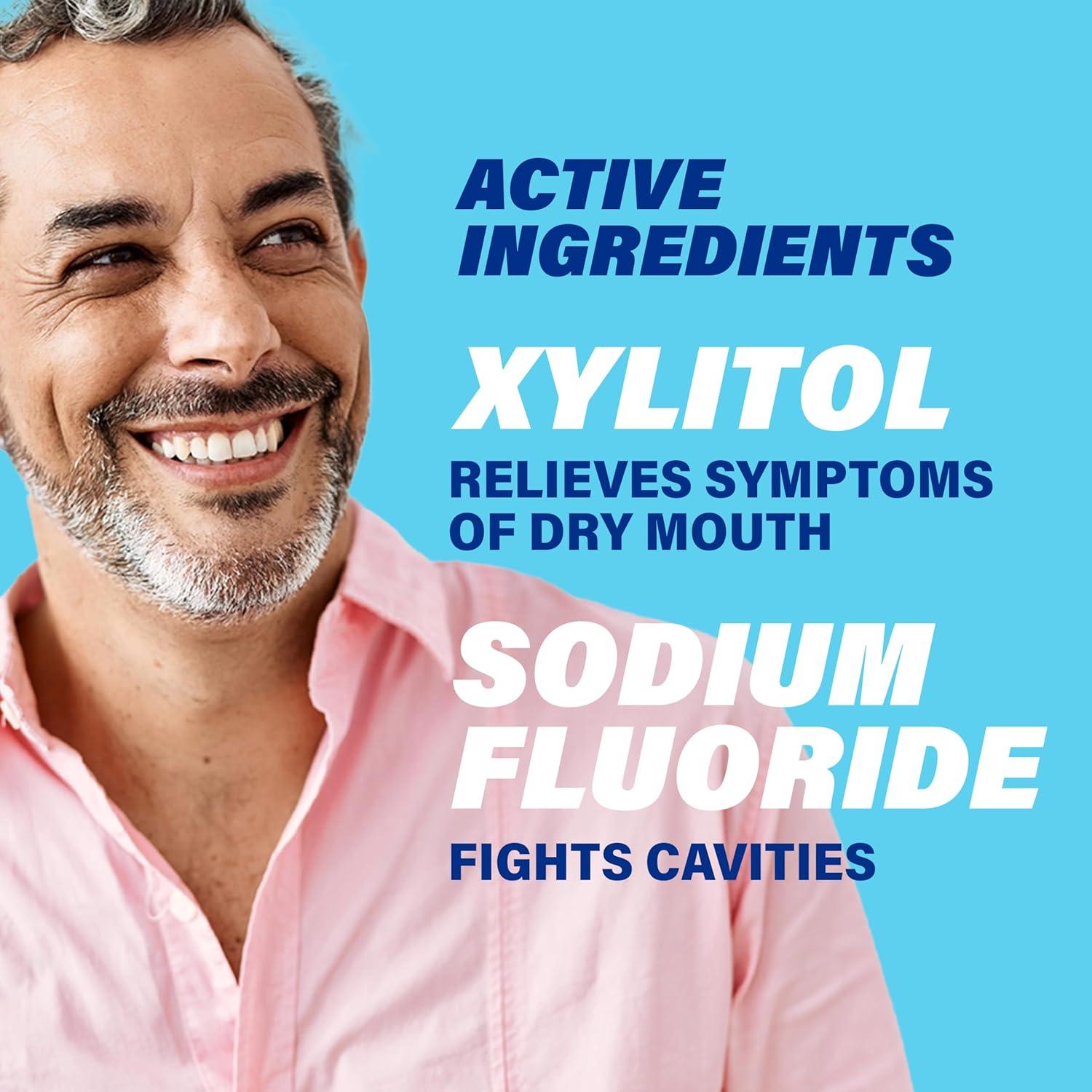 image:imageACT Dry Mouth Anticavity Zero Alcohol Fluoride Mouthwash Soothing Mint 338 fl oz